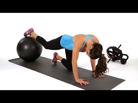 How to Do Jackknives on a Swiss Ball | Abs Workout